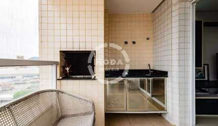 Apartamento de 3 quartos com suíte e vaga na Ponta da Praia, Santos-SP  92m²  Vila Marina