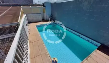 Cobertura à venda em Santos-SP, bairro Aparecida: 5 quartos, 1 suíte, 2 salas, 4 banheiros, 2 vagas, 256m². Imperdível!