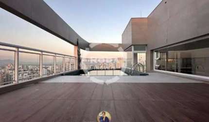 Cobertura de Luxo à Venda em Santos-SP, Bairro Boqueirão: 4 Quartos, 4 Suítes, 3 Salas, 6 Banheiros, 4 Vagas, 277m².