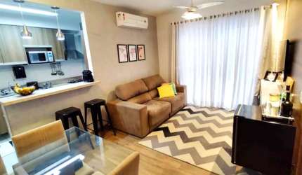 Residencial Joy: Apartamento à Venda em Santos-SP, José Menino  2 Quartos, 1 Suíte, Reformado, Área de Lazer  Corretor Vinicius Zelante