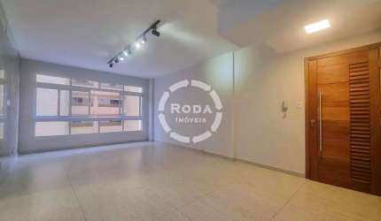 Apartamento à venda em Santos-SP, José Menino: 3 quartos, 1 suíte, 3 salas, 3 banheiros, 1 vaga, 138m² Reformado Vista Mar!