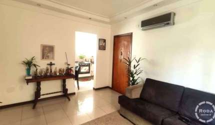 Apartamento de Luxo à Venda em Santos-SP no Gonzaga  3 Quartos, 1 Suíte, 2 Salas, 2 Banheiros, 1 Vaga de Garagem  105m²