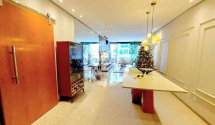Apartamento de alto padrão na Pompéia, Santos-SP: 3 quartos, 3 suítes, 2 salas, 5 banheiros, 2 vagas, 160m².