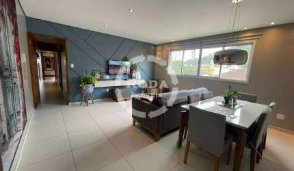 Apartamento à venda em Santos-SP, bairro Marapé. 3 quartos, 1 suíte, 2 salas, 3 banheiros, 110m². Conheça o Residencial HARPIA!