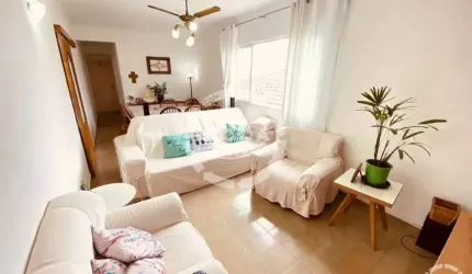 Lindo apartamento à venda em Santos-SP, bairro Aparecida: 3 quartos, 2 salas, 2 banheiros, 1 vaga, 110m².
