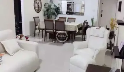Imperdível apartamento à venda em Santos-SP, no bairro Campo Grande, com 3 quartos, 1 suíte, 2 salas, 3 banheiros, 1 vaga de garagem e 117,00 m² de área.