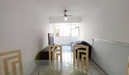 Apartamento de 1 quarto no José Menino, Santos-SP: 2 salas, 1 banheiro, 1 vaga e 70m² de conforto e praticidade!