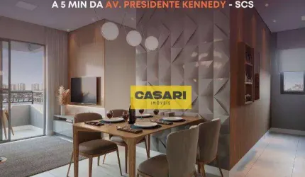 Apartamento com 2 dormitórios à venda, 41 m² por R$ 349.000,00 - Vila Palmares - Santo André/SP