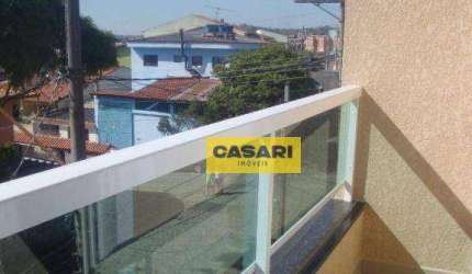 Cobertura com 2 dormitórios à venda, 124 m² por R$ 530.000,00 - Vila Tibiriçá - Santo André/SP