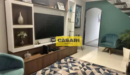 Sobrado com 3 dormitórios à venda, 230 m² - Vila Camilópolis - Santo André/SP