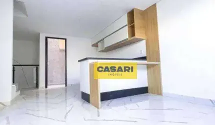 Sobrado com 3 dormitórios à venda, 140 m² por R$ 890.000,00 - Campestre - Santo André/SP
