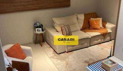 Cobertura com 2 dormitórios à venda, 80 m² por R$ 575.000,00 - Vila Scarpelli - Santo André/SP
