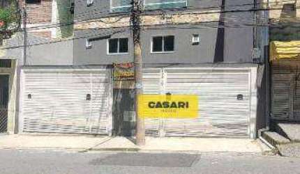 Sobrado com 2 dormitórios à venda, 80 m² - Vila Tibiriçá - Santo André/SP