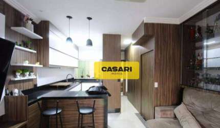 Sobrado com 2 dormitórios à venda, 114 m² - Vila Humaitá - Santo André/SP