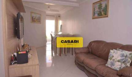 Apartamento com 3 dormitórios à venda, 80 m² - Campestre - Santo André/SP