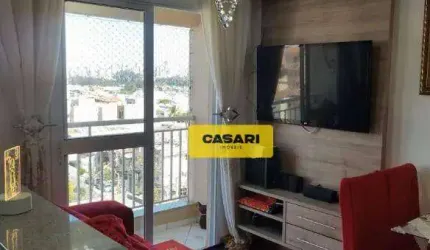 Apartamento com 2 dormitórios à venda, 55 m² - Utinga - Santo André/SP