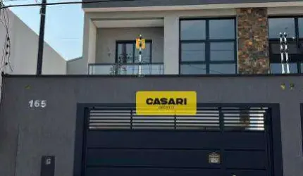 Casa com 3 dormitórios à venda, 104 m² por R$ 680.000,00 - Jardim Santo Antônio - Santo André/SP