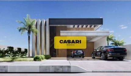 Casa com 3 dormitórios à venda, 197 m²  Solaris Residencial E Resort - Boituva/SP