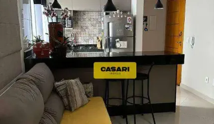 Cobertura com 2 dormitórios à venda, 82 m²QD - Campestre - Santo André/SP