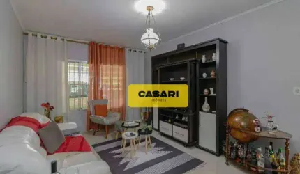 Sobrado com 3 dormitórios à venda, 176 m² - Parque Erasmo Assunção - Santo André/SP
