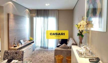 Apartamento com 2 dormitórios à venda, 63 m² - Campestre - Santo André/SP
