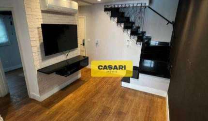Cobertura com 2 dormitórios à venda, 100 m²  - Vila Bastos - Santo André/SP