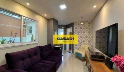 Apartamento com 2 dormitórios à venda, 44 m² por R$ 385.000,00 - Vila Scarpelli - Santo André/SP