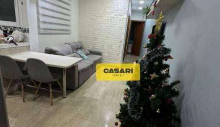 Cobertura com 2 dormitórios à venda, 51 m² - Vila Homero Thon - Santo André/SP