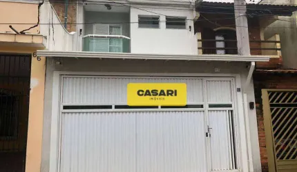 Sobrado com 3 dormitórios à venda, 190 m² - Vila Tibiriçá - Santo André/SP
