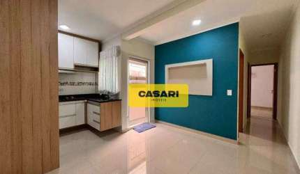 Apartamento com 2 dormitórios à venda, 49 m² - Jardim Utinga - Santo André/SP