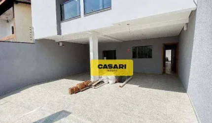 Sobrado com 3 dormitórios à venda, 128 m² - Vila Alto de Santo André - Santo André/SP