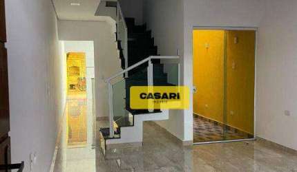 Sobrado com 3 dormitórios à venda, 140 m² - Vila Camilópolis - Santo André/SP