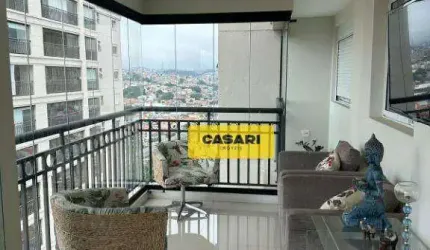 Apartamento 4 dormitorios, 3 suites, 3 vagas no subsolo, 180m2, Nova Petropolis - Sbc, andar alto