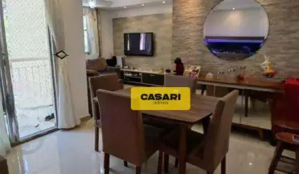Apartamento com 2 dormitórios à venda, 59 m²  - Planalto - São Bernardo do Campo/SP