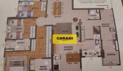 Apartamento com 3 dormitórios à venda, 110 m² por R$ 1.590.000,00 - Jardim do Mar - São Bernardo do Campo/SP