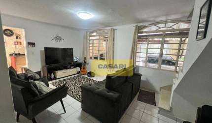 Sobrado com 3 dormitórios à venda, 161 m²  - Planalto - São Bernardo do Campo/SP