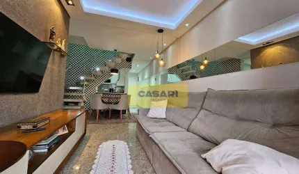 Cobertura com 3 dormitórios à venda, 170 m² - Nova Gerti - São Caetano do Sul/SP