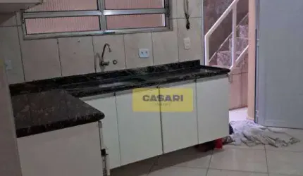 Sobrado com 2 dormitórios para alugar, 80 m²- Montanhão - São Bernardo do Campo/SP