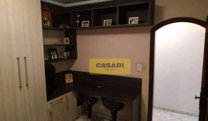 Sobrado com 3 dormitórios à venda, 253 m²- Vila Camilópolis - Santo André/SP