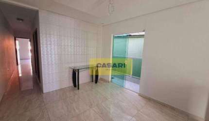 Sobrado com 2 dormitórios para alugar, 90 m² - Campestre - Santo André/SP