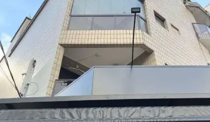 Apto Canto do Forte Praia Grande A 20 metros Av, Mallet 2 ds 1 suite sacada sala sacada 1 gar 81 area util todo reformado e porteira fechada