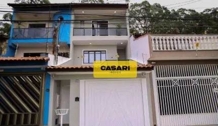 Sobrado com 3 dormitórios à venda, 250 m² - Jardim Milena - Santo André/SP