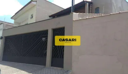 Sobrado com 4 dormitórios, 300 m² - venda por R$ 900.000,00 ou aluguel por R$ 8.108,33/mês - Utinga - Santo André/SP