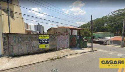 Terreno à venda, 515 m² por R$ 1.700.000,00 - Baeta Neves - São Bernardo do Campo/SP