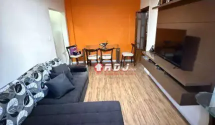 Apartamento com 2 dormitórios para alugar, 65 m² por R$ 2.900,00/mês - Aparecida - Santos/SP