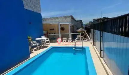 Cobertura com 3 dormitórios à venda, 209 m² por R$ 1.680.000,00 - Ponta da Praia - Santos/SP