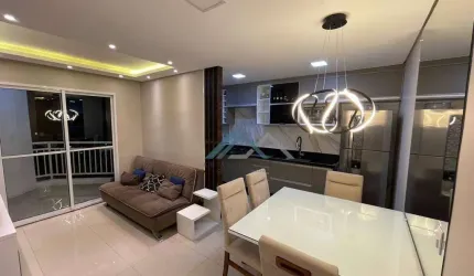 Apartamento com 2 dormitórios, sendo 1 suíte, à venda, 57 m² por R$ 490.000 - Piemonte Residencial Club - Barueri/SP