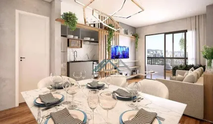 Apartamento com 3 dormitórios, sendo 1 suíte à venda, 81 m² por R$ 700.000 - Manacá - Barueri/SP