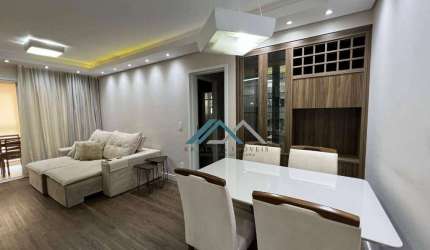 Lindo Apartamento Semimobiliado com 2 suítes para alugar, 80 m² por R$ 6.300,00/aluguel - Resort Bethaville - Barueri/SP