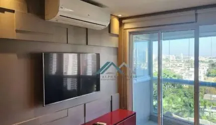 Apartamento Mobiliado com 1 dormitório para alugar, 50 m² por R$ 6.830/mês - Edifício Novare - Barueri/SP